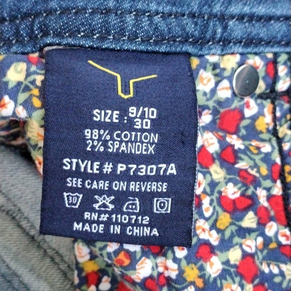 Vigoss THE DUBLIN SKINNY Jeans Size 9/10 Dark Blue OMBRE Fade - Picture 11 of 12